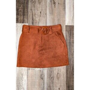 Skirt suede forever 21 brown size s